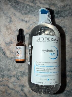 Bioderma Hydrabio H2O Moisturising Micellar Water & TruSkin Vitamin C Bundle